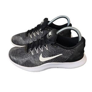 Nike Flex RN 2018 Women's 8 Black Running Sneakers AA7408-001